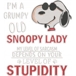 I'm a Grumpy Old Lady Nosey Dog  I'm a Grumpy Old Lady Nosey Dog